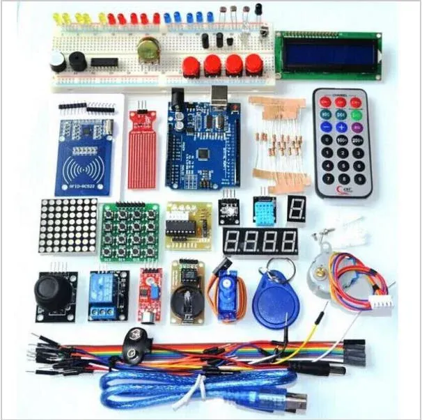 Kit de Circuitos Básico con Protoboard